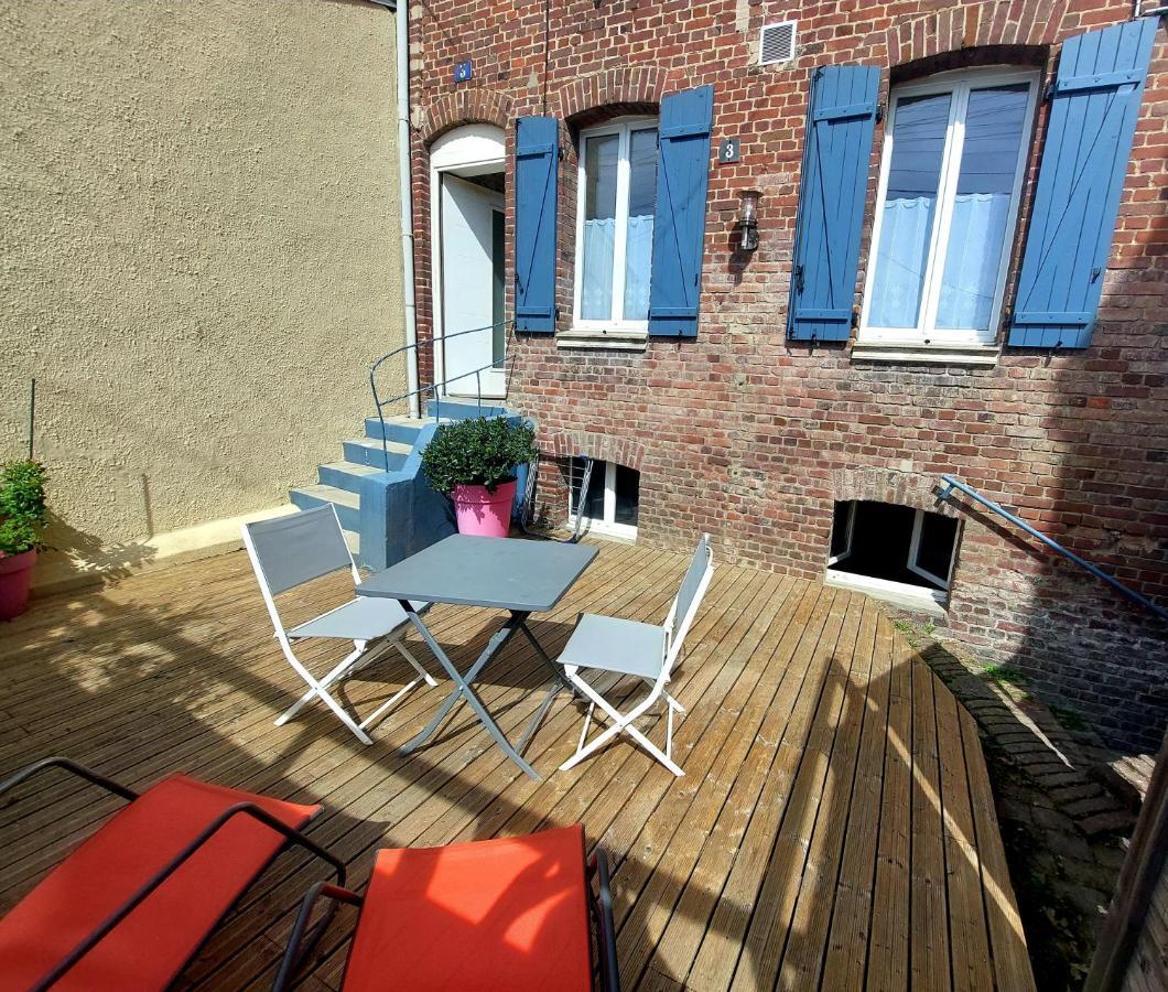 Les Belles Terrasses Dieppe: Tranquil Apartments with Green Avenue Views Exterior photo